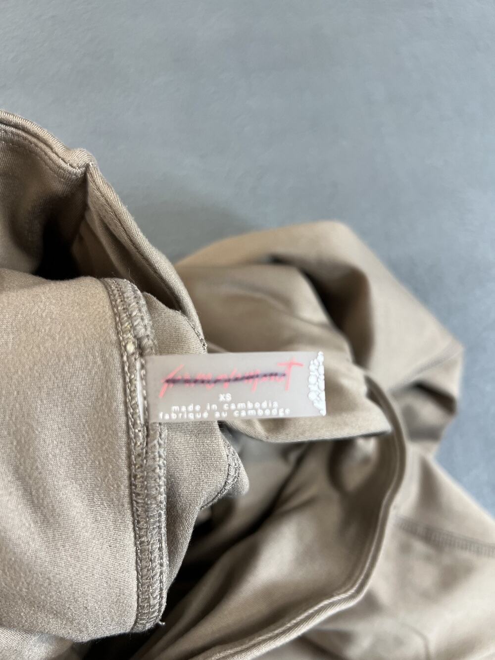 Free People Movement Women's Leggings Size XS Tan Athletic Activewear